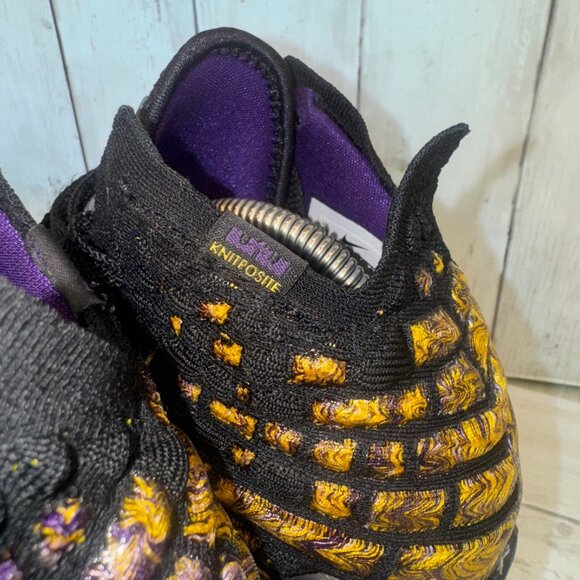 Nike Lebron XVII 17 Mens 7.5 "Lake Show" Black / White / Eggplant [BQ3177-004] - Picture 6 of 12